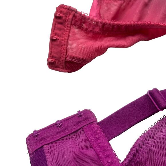 2 Wacoal Bras Retro Chic Full Figure Underwire 855186 Lace Women's 36DD Unpadded - Picture 8 of 12